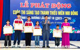 Phát động cuộc thi sáng tạo thanh thiếu niên nhi đồng tỉnh Hải Dương lần thứ 18